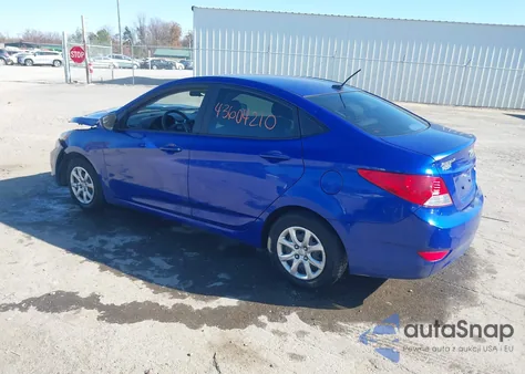 2014 Hyundai Accent Gls z USA, uszkodzony, nr VIN KMHCT4AE4EU612025